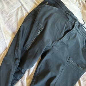 Men's Black drawstring, cargo pants, G star